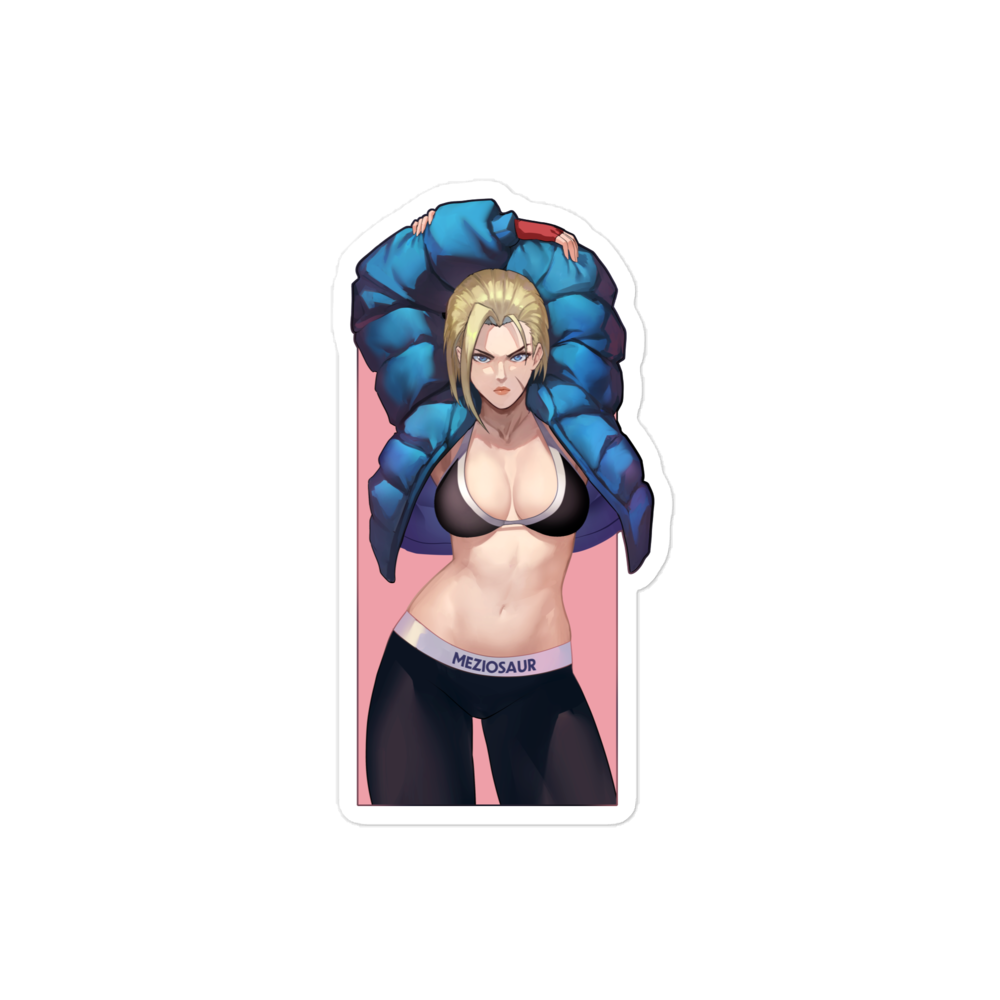 Poofy Cammy Sticker
