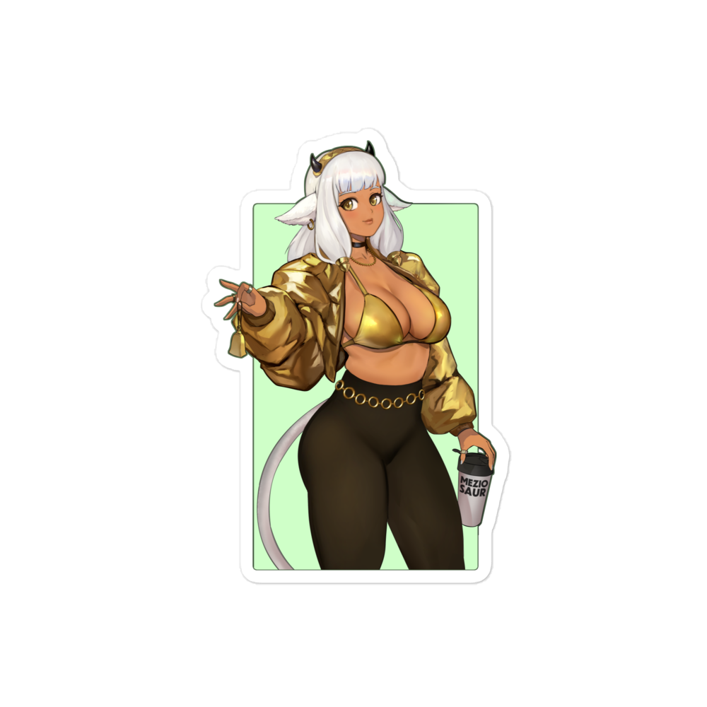 Poofy Ash Sticker