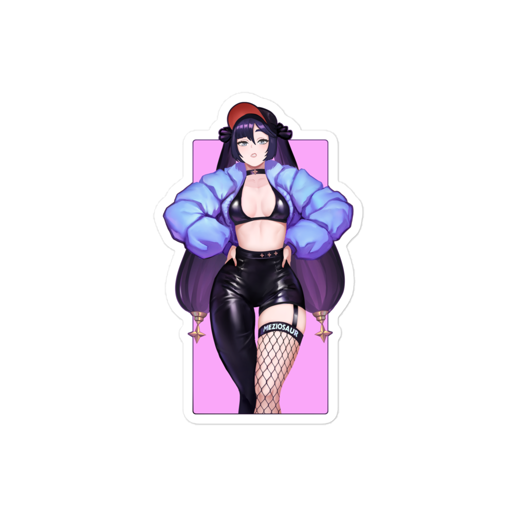 Poofy Mona Sticker