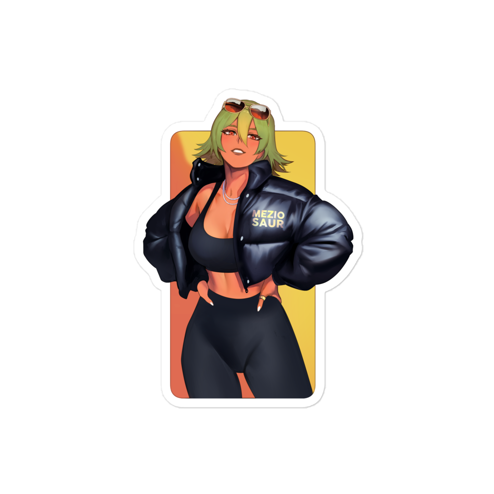 Poofy Laegjarn Sticker