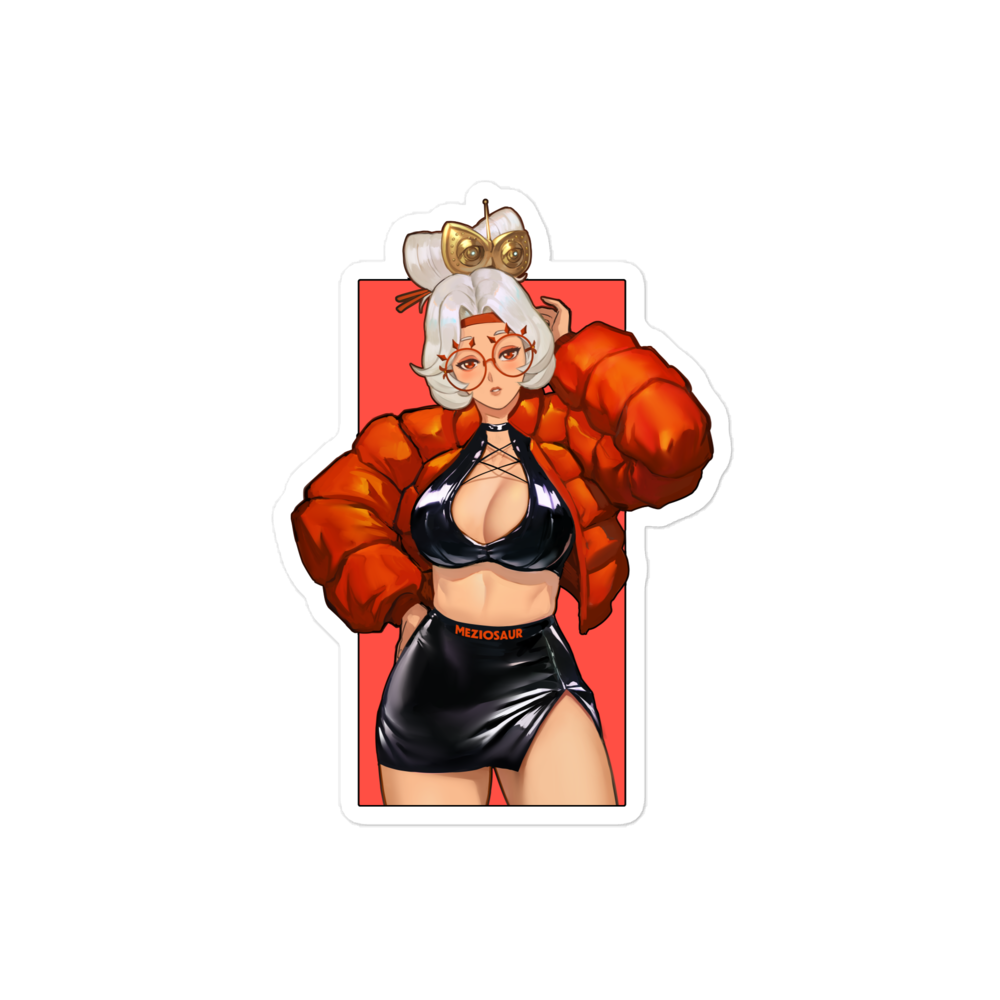 Poofy Purah Sticker