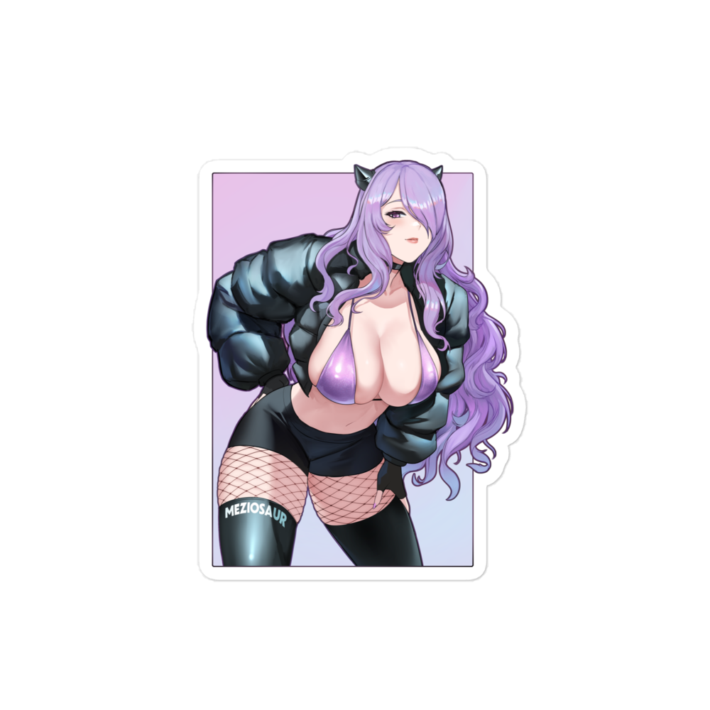 Poofy Camilla Sticker