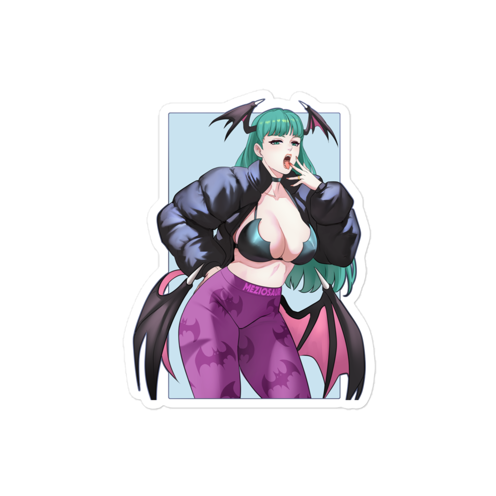Poofy Morrigan Sticker