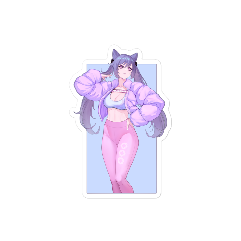 Poofy Keqing Sticker